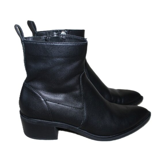 DOLCE VITA Genuine Leather Bryson Booties in Black (8.5) - Picture 2 of 12